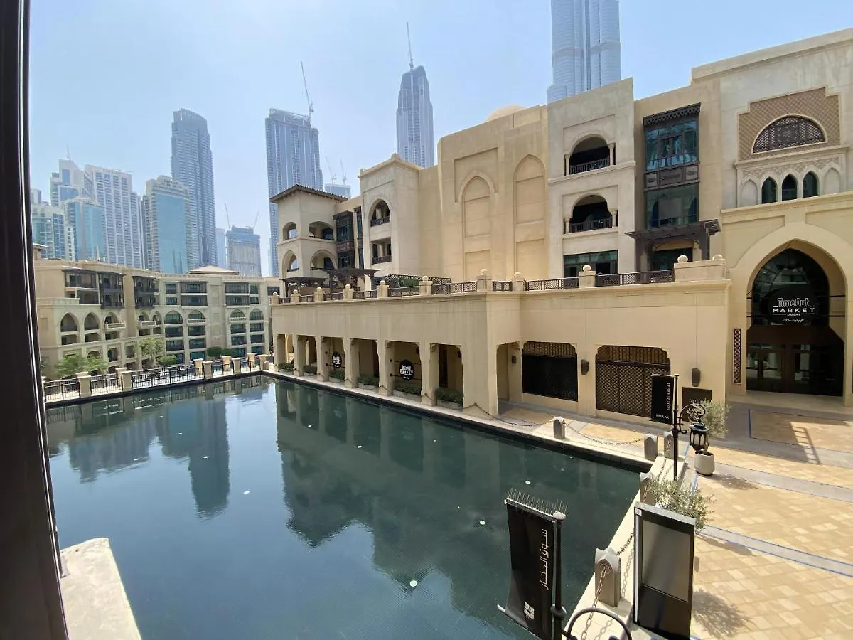 Апартаменты Lux Bnb I Souk Al Bahar I Burj Khalifa Views Дубай