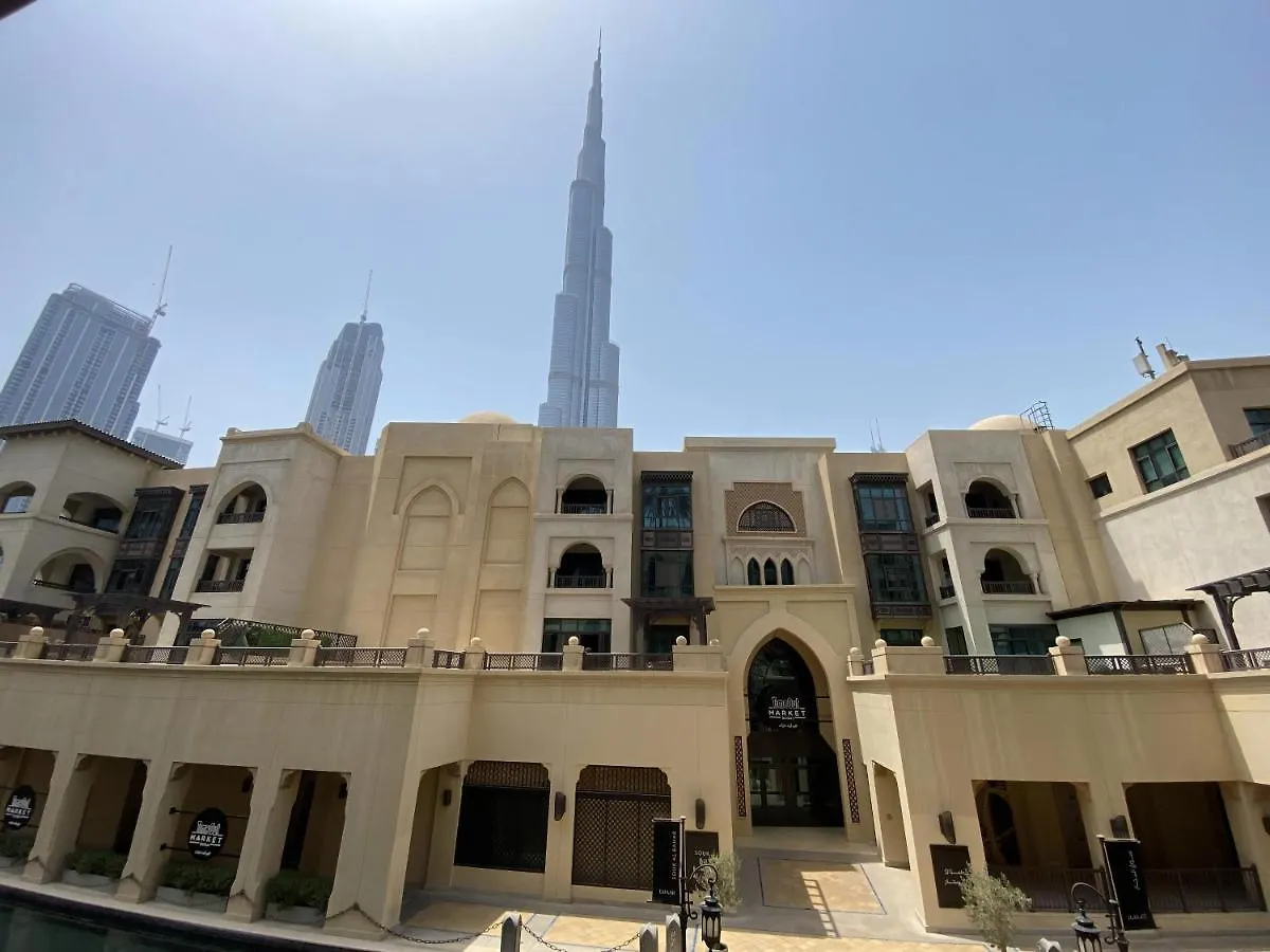 דובאי Lux Bnb I Souk Al Bahar I Burj Khalifa Views דירה