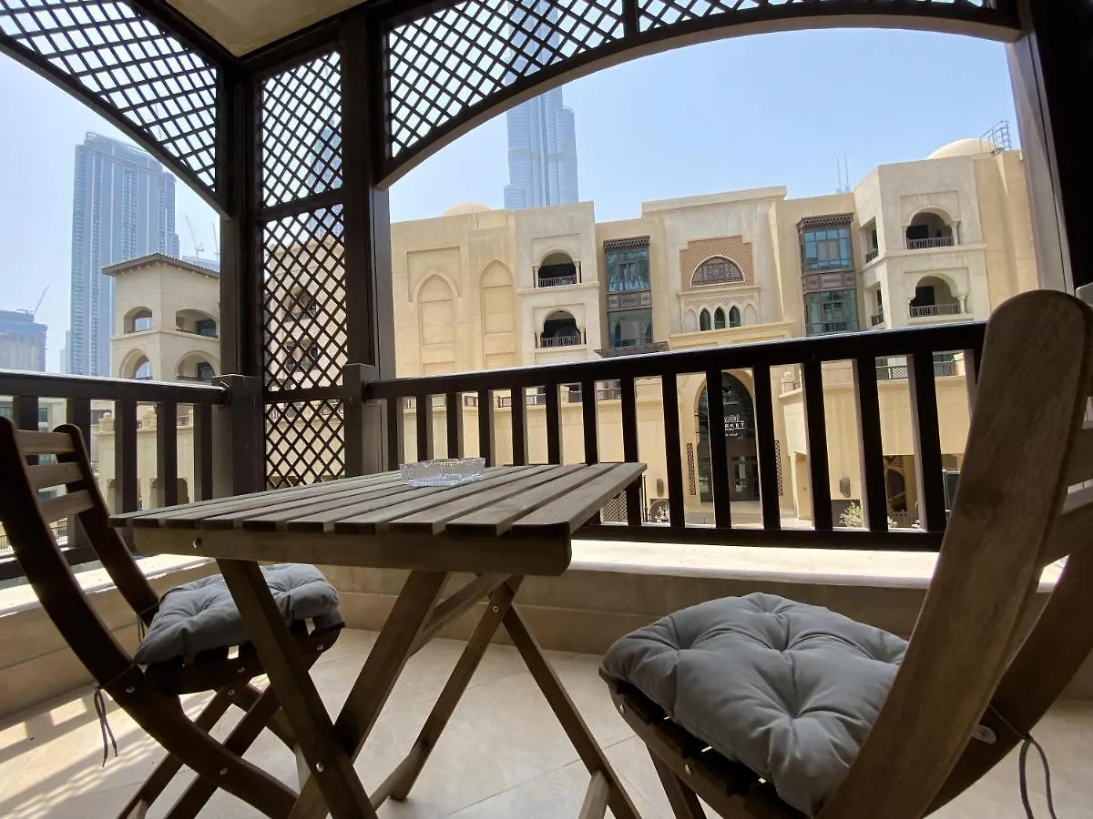 דובאי Lux Bnb I Souk Al Bahar I Burj Khalifa Views